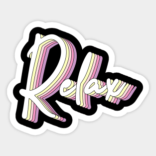 Relax Sticker